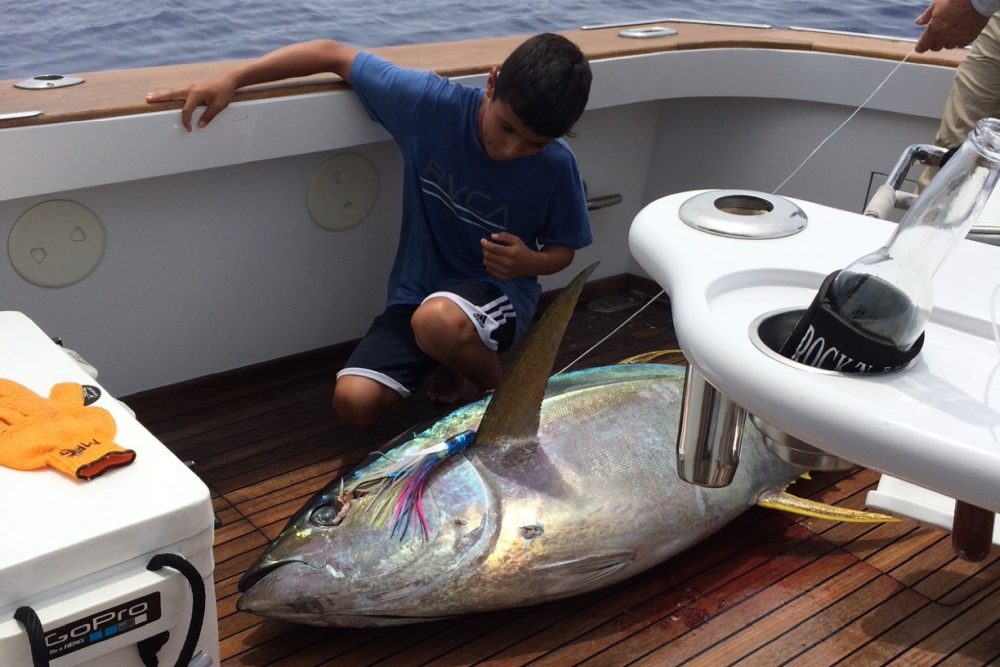YELLOWFIN TUNA FISHING IN KONA